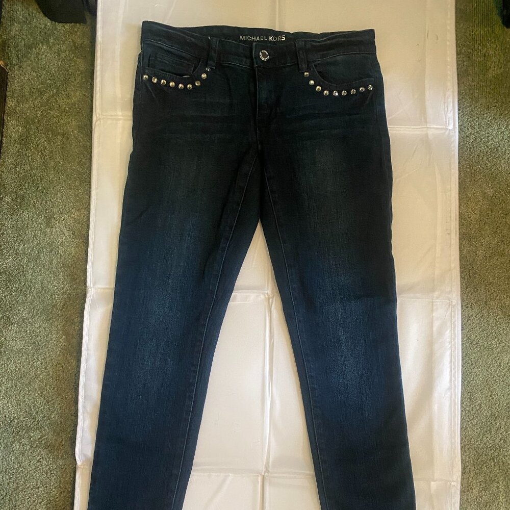 Michael Kors Women's Boot Cut Studded Jeans